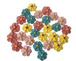 Cukor virág apró - vegyes színű (40db)