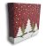 Süteményes doboz karácsonyi 22,7x22,7x6 cm