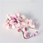 Cukorvirág Nude virágcsokor (pasztell rózsaszín - lila)