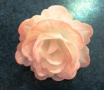 Ostya virág közepes rózsaszín (6db)