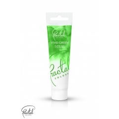 Ételfesték gél Fractal 30g - Élénk zöld(vivid green)