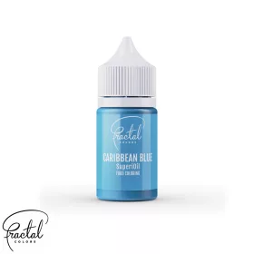   Fractal - Superioil Olaj alapú ételfesték 30ml - Caribbean Blue