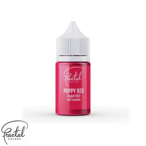 Fractal - Superioil Olaj alapú ételfesték 30ml - Poppy Red