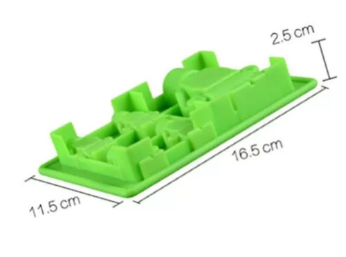 Szilikon forma - Lego ember 4+1