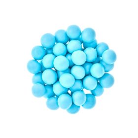 Cukorgolyó óriás roppanós 15mm 100g - Gyöngyház Kék