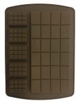 Szilikon csoki öntőforma - Tábla forma mini+nagy 6db-os