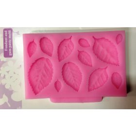Szilikon forma - Rózsa levelek