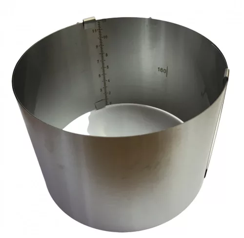 Sütőforma keret állítható kör 16cm-30cm Magasság:12cm