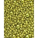 Dekor cukorgyöngy  6mm fényes Arany - 100g 