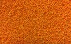 Dekor cukorgyöngy  1mm Narancssárga - 100g