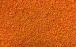 Dekor cukorgyöngy  1mm Narancssárga - 100g