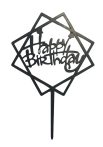 Torta beszúró " Happy Birthday" - 08.    10db!!!