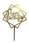 Torta beszúró " Happy Birthday" - 16.   10db!!!