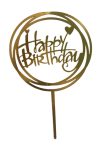 Torta beszúró " Happy Birthday" - 11.   10db!!!