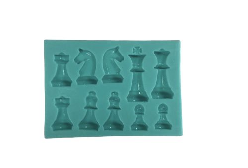 Szilikon forma - Sakk figurák