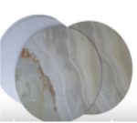   Torta alátét kerek 25cm fehér márvány színű (3mm vastag)