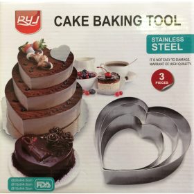 Sütőforma keret 3db - Szív