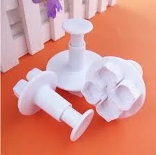 Fondant / Marcipán rugós kiszúró - Hortenzia 3db-os készlet