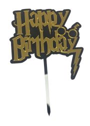 Torta beszúró " Happy birthday" - 25.