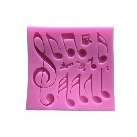 Szilikon forma - Hangjegyek