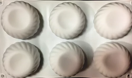 Mousse szilikon forma - Lapított bordázott (samurai)