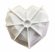 Mousse szilikon forma - Gyémánt szív 19cm