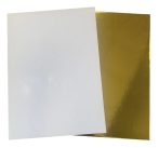   Torta alátét téglalap 25*35cm Arany-Fehér (3mm,kétoldalas)