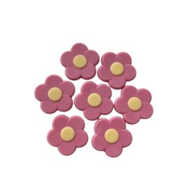 Csoki dísz - Sötét rózsaszín virág 50g