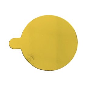 Torta alátét kerek  8cm arany