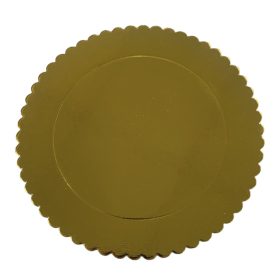 Torta alátét kerek 20cm arany (3mm vastag)