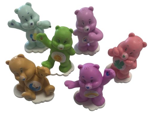 Műanyag figura - Maci (6db)