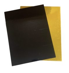 Torta alátét téglalap 30*40cm Arany-Fekete (3mm,kétoldalas)