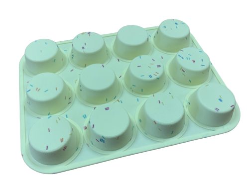 Muffin sütő 12-es szilikon (cirkás)