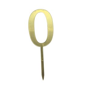 Torta beszúró szám arany " 0 "