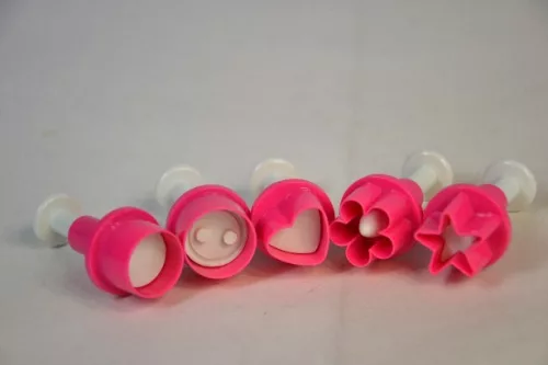 Fondant / Marcipán rugós kiszúró - Vegyes 5db-os készlet