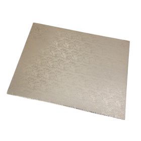 Torta dob 30*40cm mintás ezüst