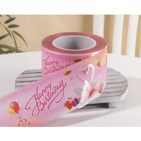 Vax fólia 1kg - 8cm-es Rózsaszín mintás