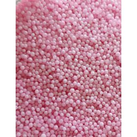 Dekor cukorgyöngy  2mm rózsaszín - 100g