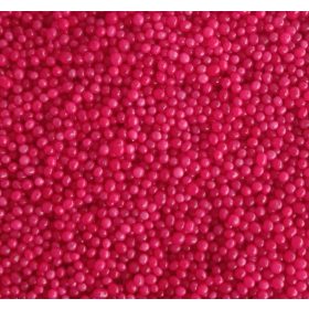 Dekor cukorgyöngy  2mm piros - 100g