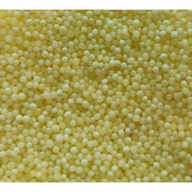Dekor cukorgyöngy  2mm citromsárga - 100g