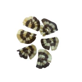 Csoki dísz - Masni 50g (barna-fehér)