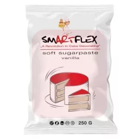 Fondant Smartflex SOFT Piros (vanília ízű) 250g