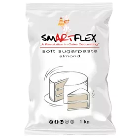 Fondant Smartflex SOFT Fehér 1 Kg Mandula ízű