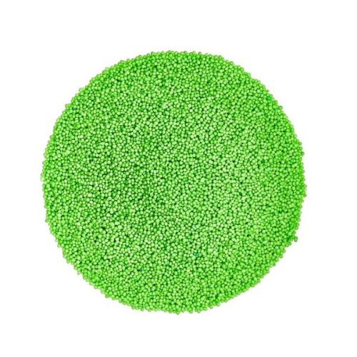 Dekor cukorgyöngy  1mm Zöld - 100g