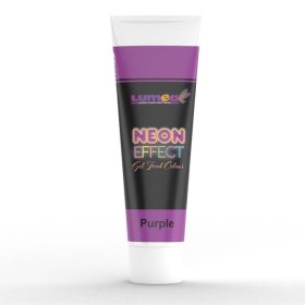 Lumea neon hatású ételfesték gél 30g - Lila