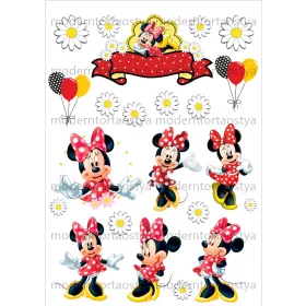 Torta ostya - Minnie mix A4 1.