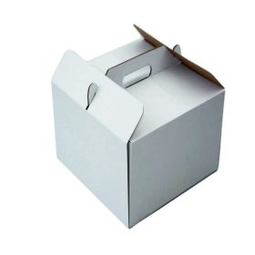 Torta doboz 33x33x26cm magasított