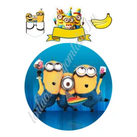 Torta ostya - Minions A4 1.