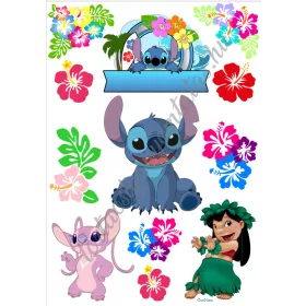 Torta ostya - Stitch mix A4 1.