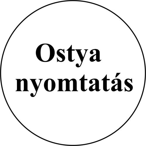 .Torta ostya nyomtatás kör 20cm-ig